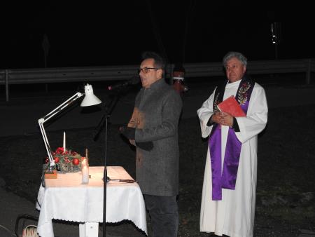 Blagoslov adventno-božičnega drevesa na Razkrižju 6